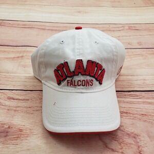 Atlanta Falcons Hat Cap Mens Strap Back Adjustable White Red NFL Football Reebok